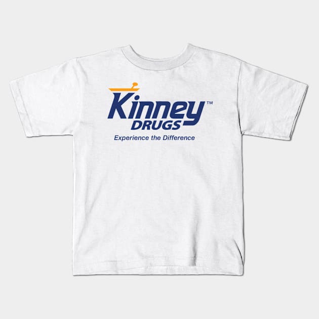 Kinney Drugs - Experience the Difference Kids T-Shirt by DankSpaghetti